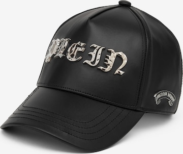 Philipp Plein Pet 'Gothic Plein' in Zwart: voorkant