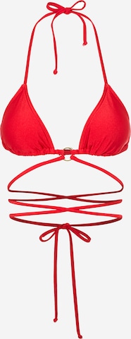 Triangle Hauts de bikini 'Baila' LSCN by LASCANA en rouge : devant