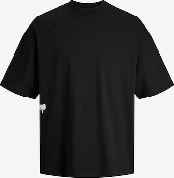 JACK & JONES - Camiseta en negro: frente