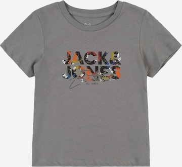 JACK & JONES MINI Majica 'JJGEPLAS' | siva barva: sprednja stran