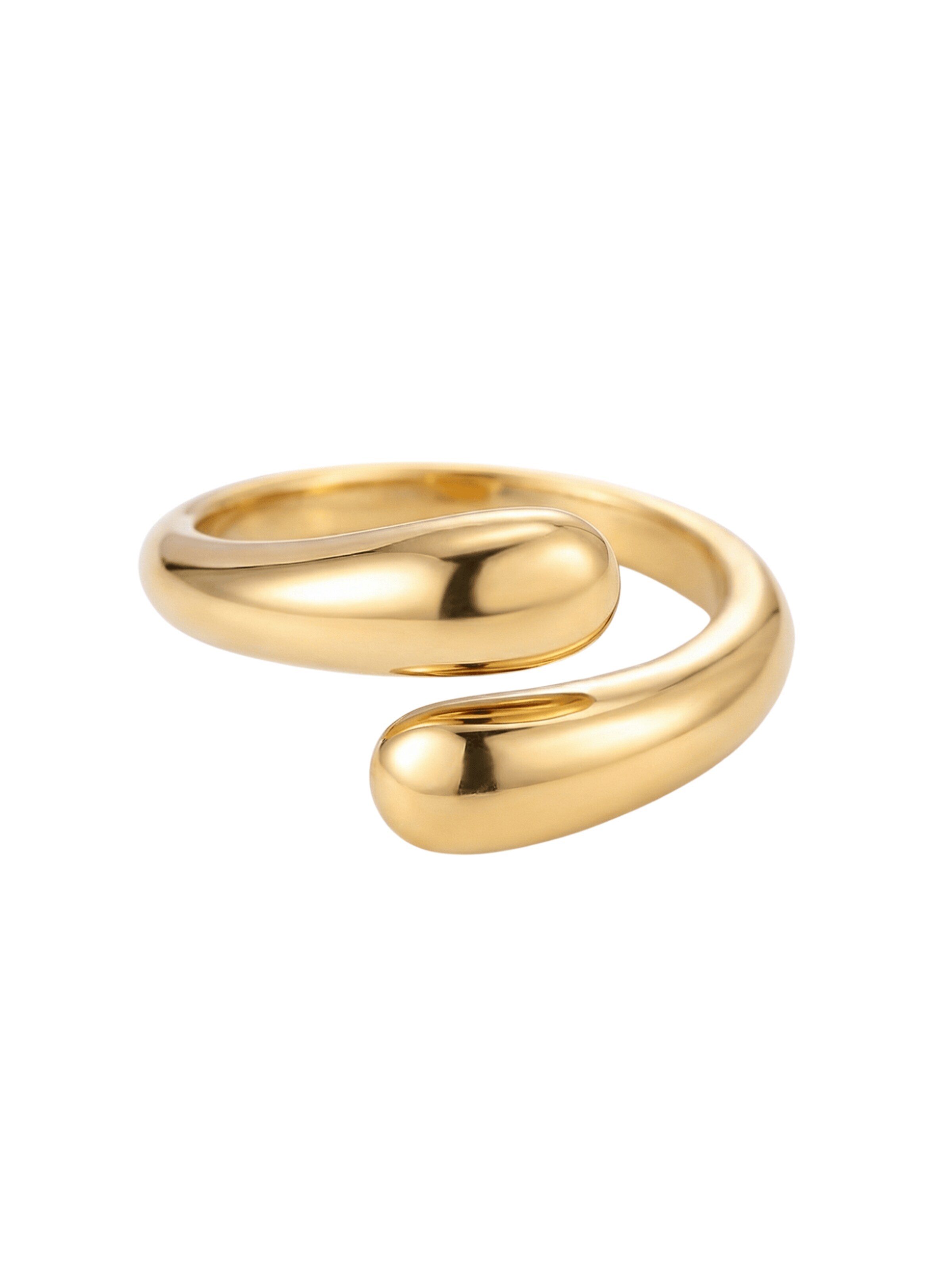 lePelou Ring 'OREA'‌‌‌‌‌‌ in Gold: Vorderseite