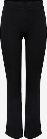 JDY Rozkloszowany krój Spodnie 'ANNA' w kolorze czarny: przód