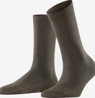 FALKE Socks 'Family' in Green: front