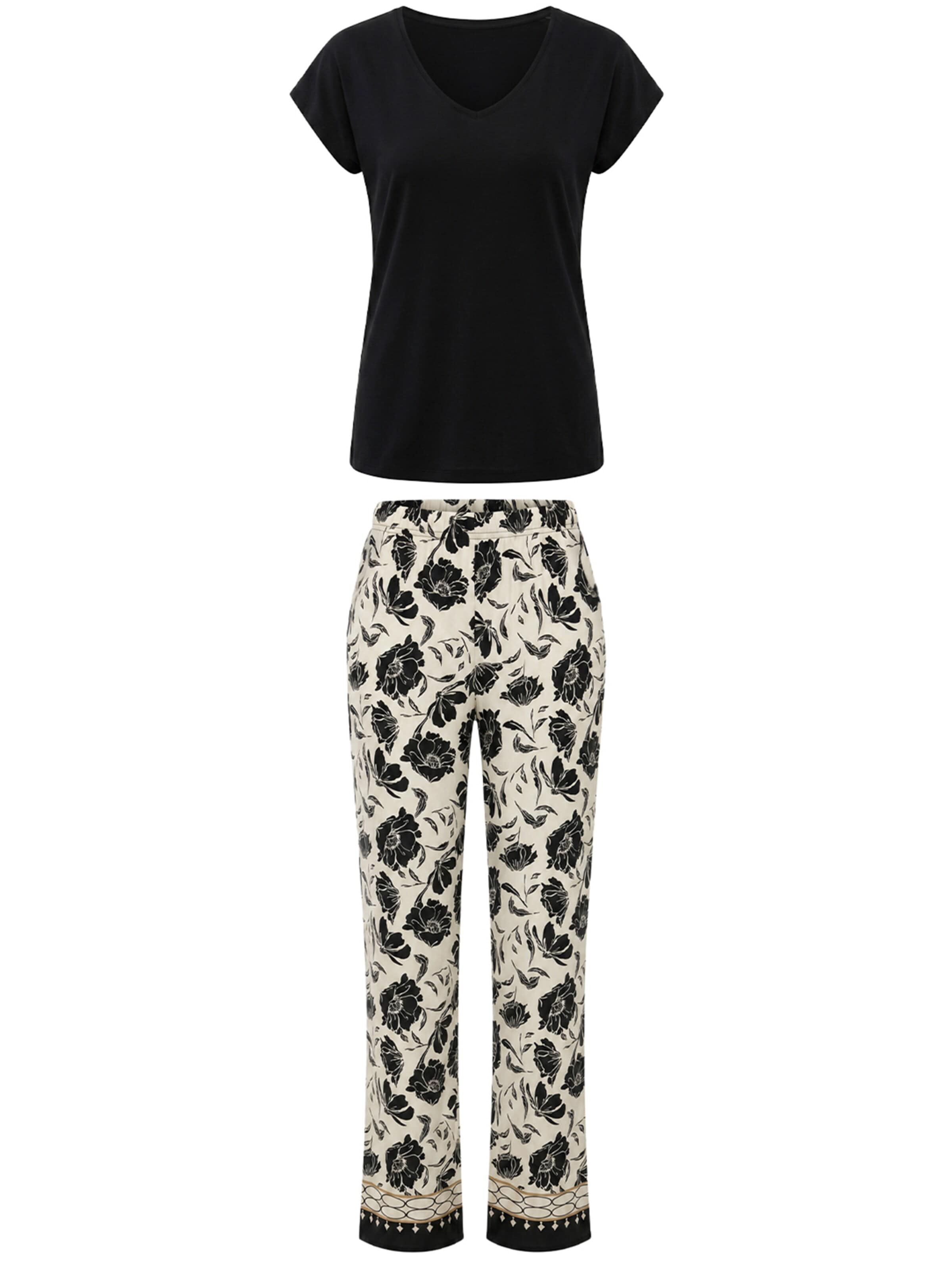 Vivisence Pajama '2076' in Black: front