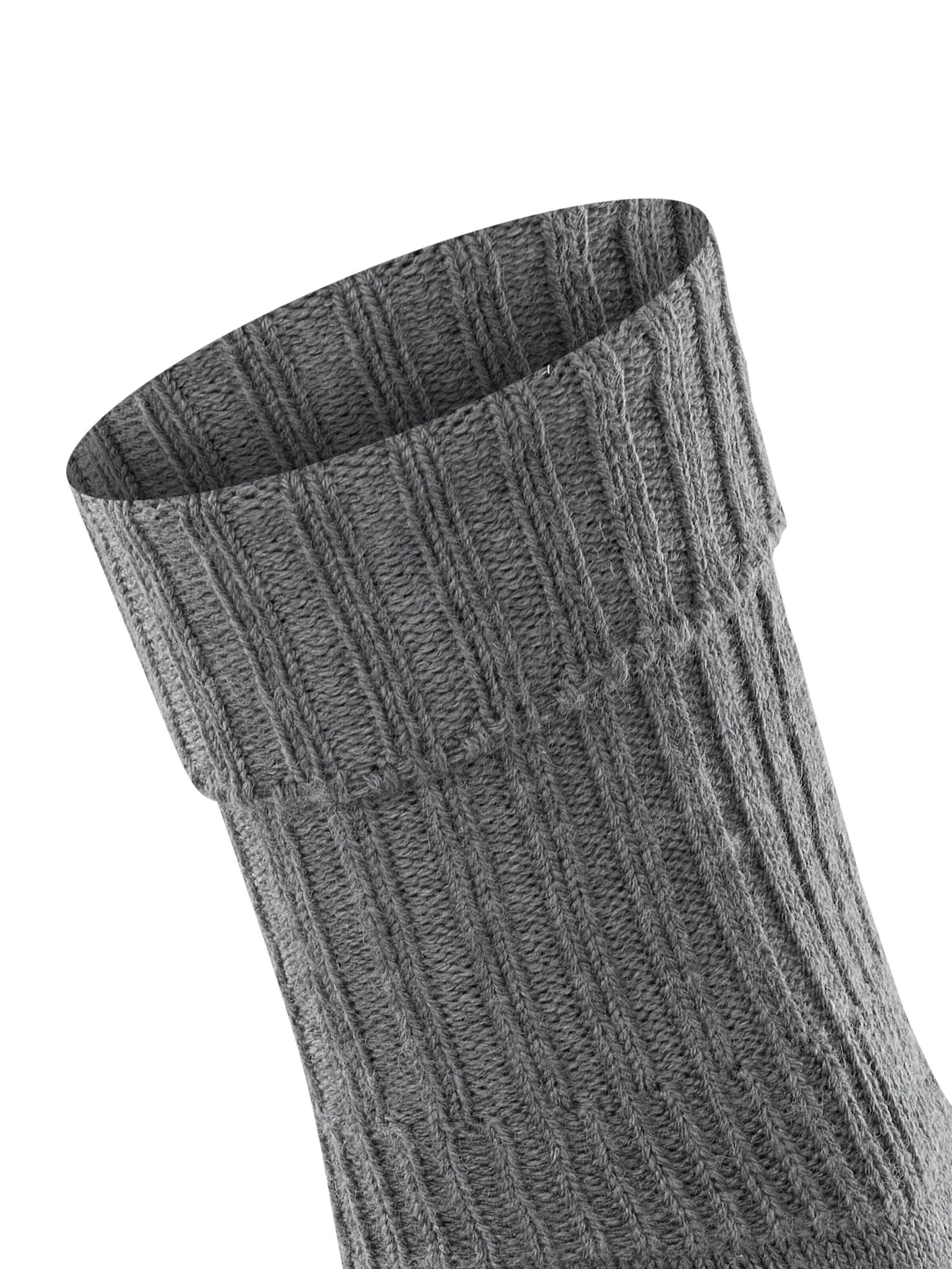 FALKE Socks 'Striggings Rib' in Grey
