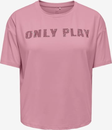 T-shirt fonctionnel ONLY PLAY en rose : devant