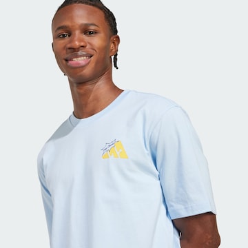 ADIDAS SPORTSWEAR Performance shirt 'Food Grilled Cheese' in Blue
