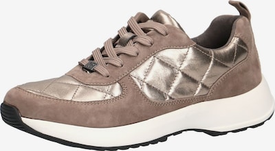 CAPRICE Sneakers in Brown / Gold / White, Item view