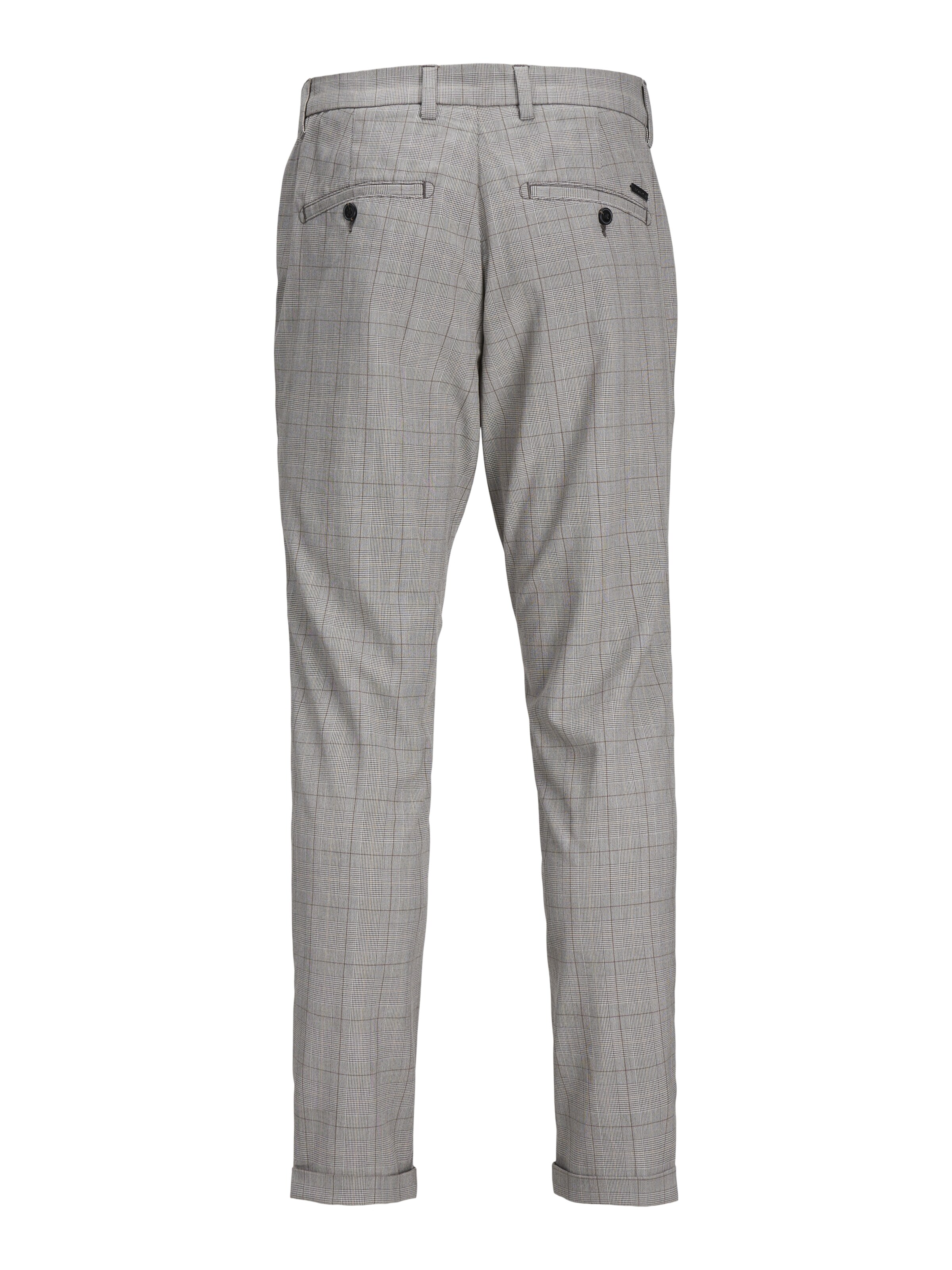 JACK & JONES Slimfit Lærredsbukser 'JPSTMarco JJConnor' i brun