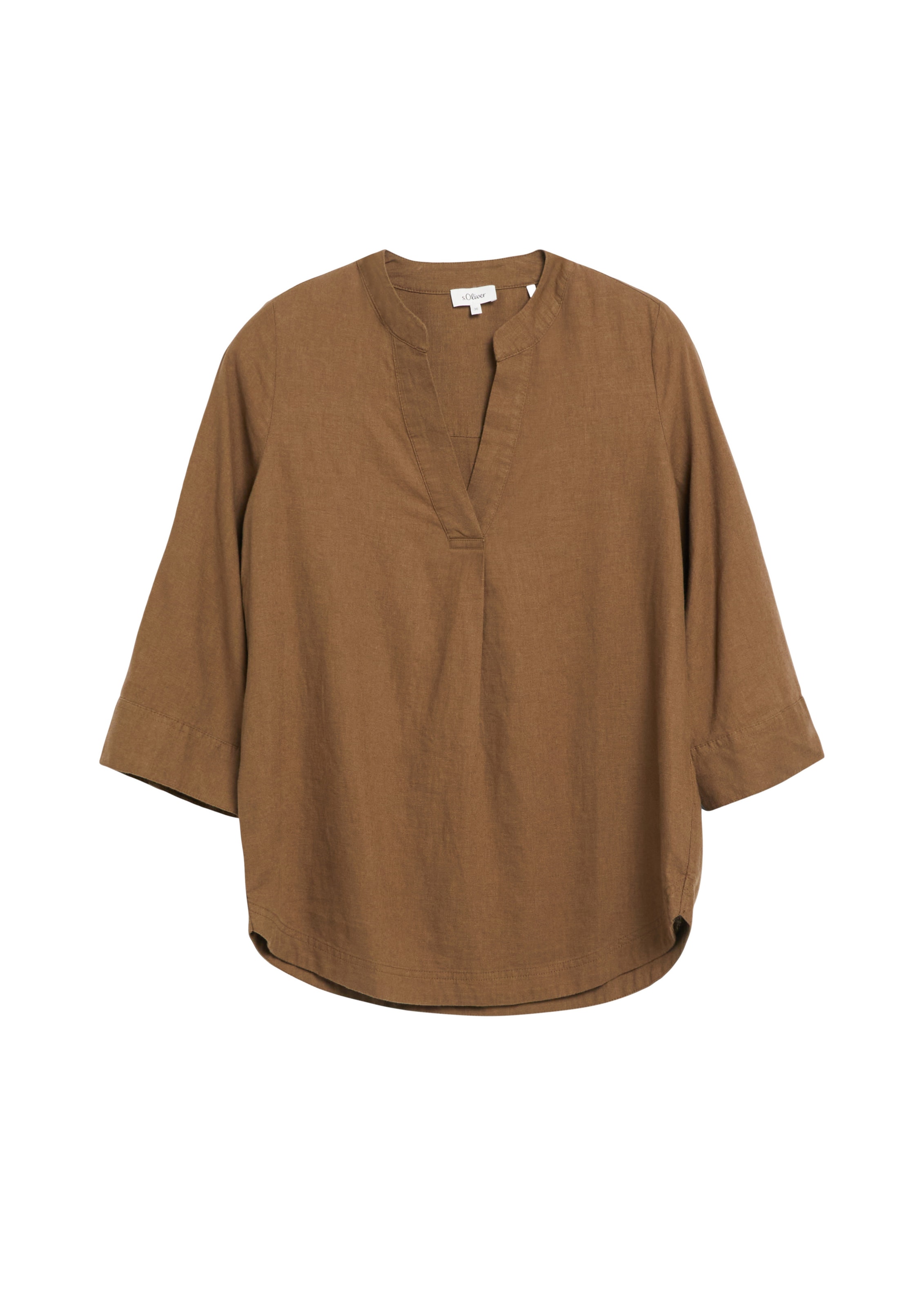 s.Oliver Bluse in Braun: Vorderseite