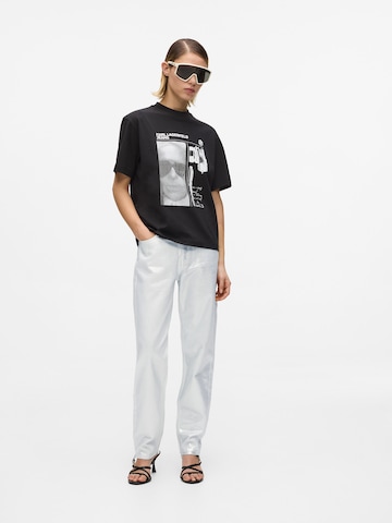 KARL LAGERFELD JEANS Regular Jeans in Silver: front