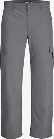 JACK & JONES Loose fit Trousers in Grey: front