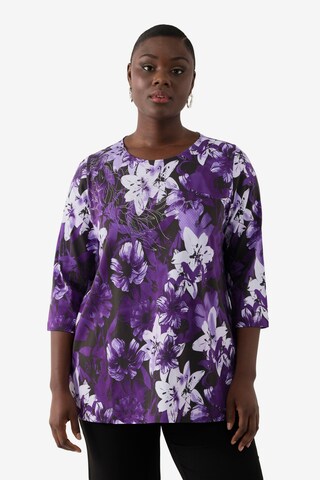 Ulla Popken Shirt in Lila: voorkant