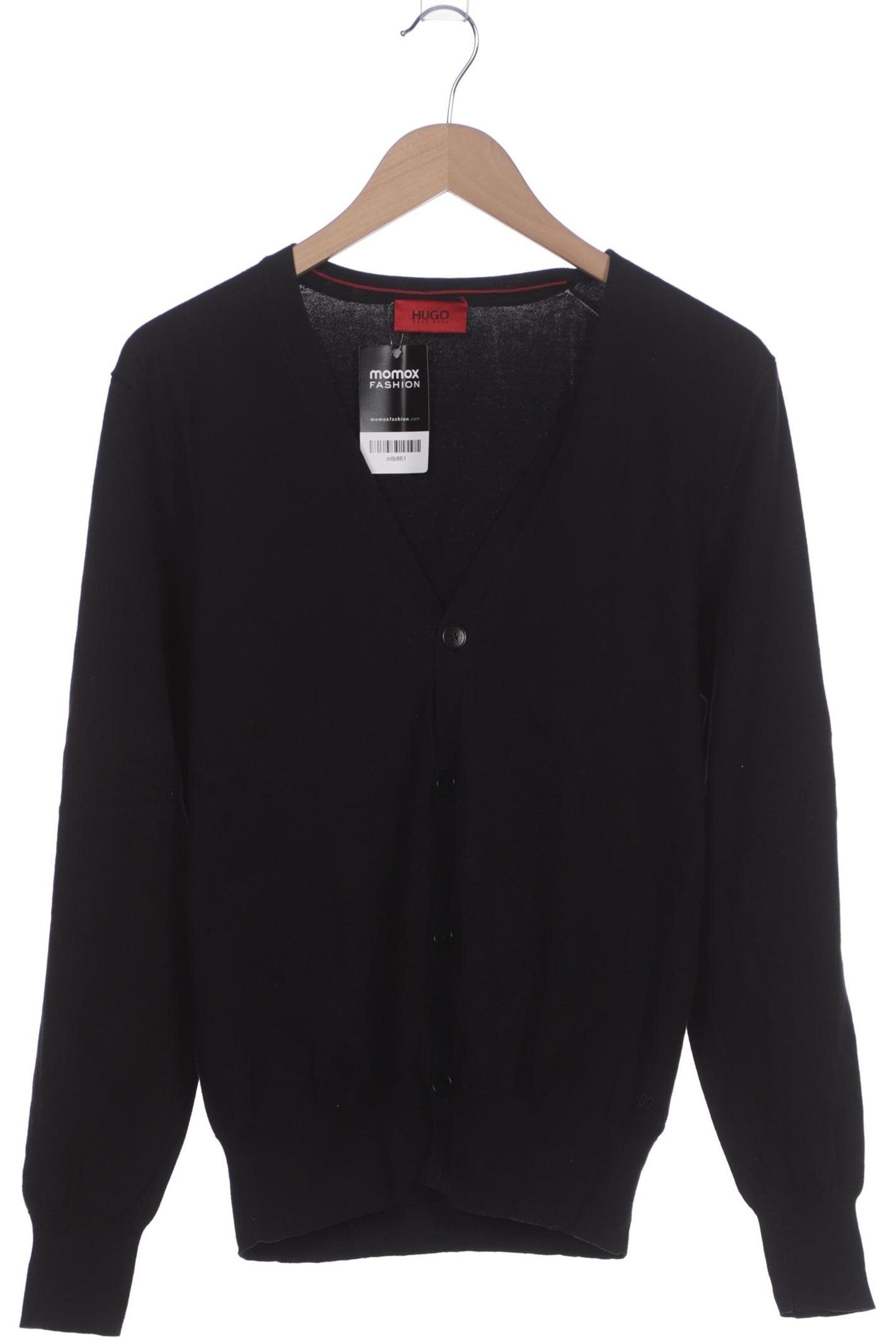 HUGO Sweater & Cardigan in M in Black: front