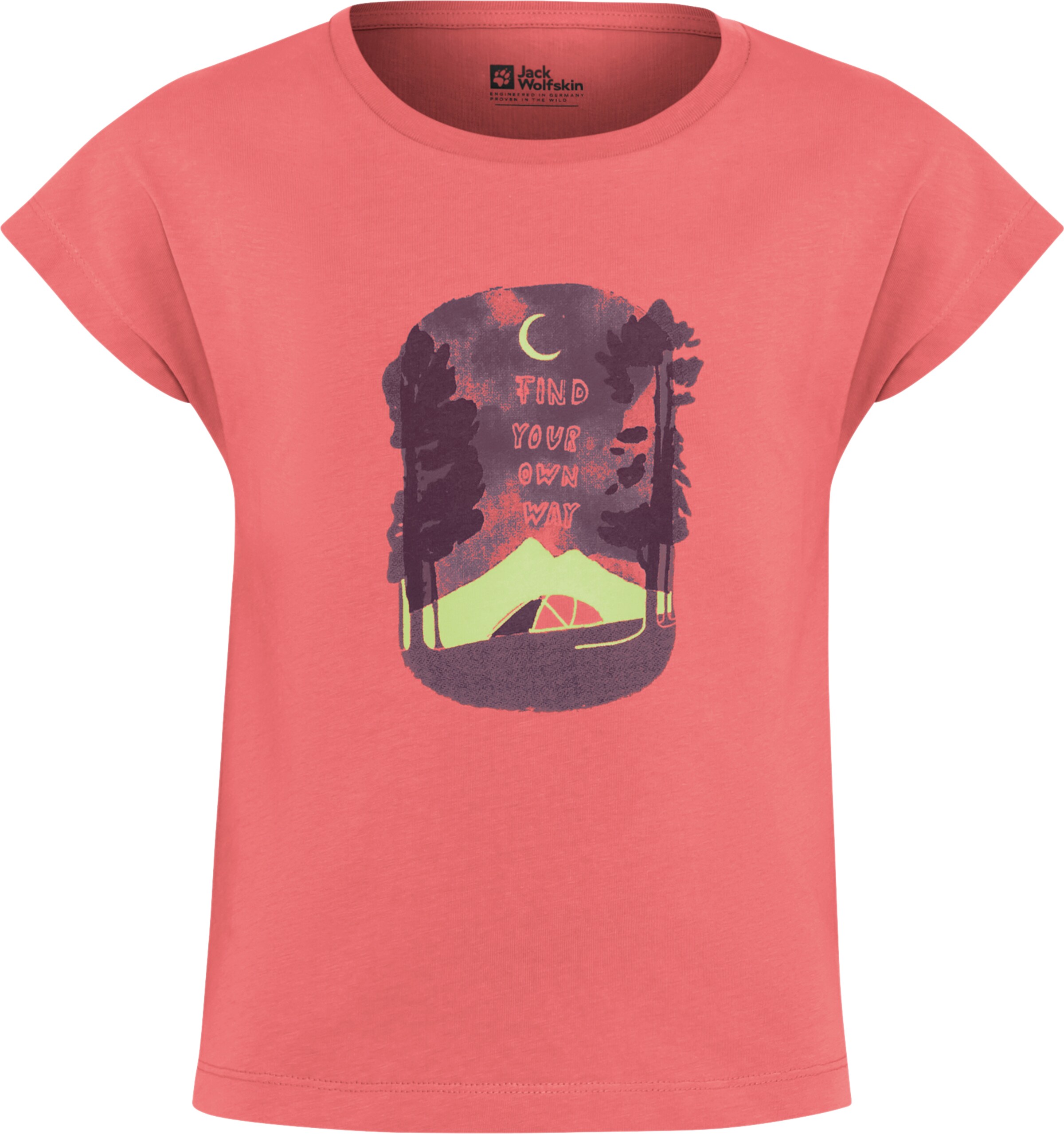 JACK WOLFSKIN T-Shirt in Pink: Vorderseite