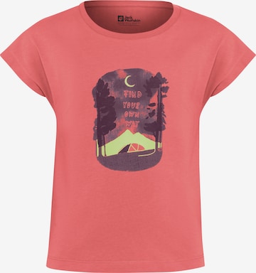 JACK WOLFSKIN T-Shirt in Pink: Vorderseite