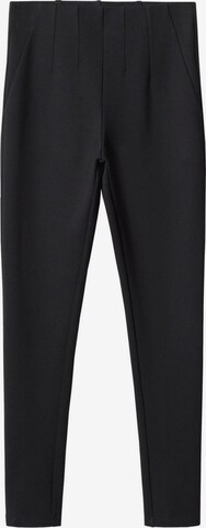 Skinny Leggings 'BANGROM' MANGO en noir : devant