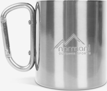 normani Camping-Tasse 'Wisconsin' 330 ml in Silber: predná strana