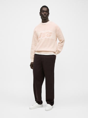 BOSS Sweter 'Kaywatch' w kolorze beżowy