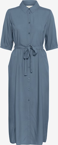 Cream Shirt dress 'Tiah' in Blue: front