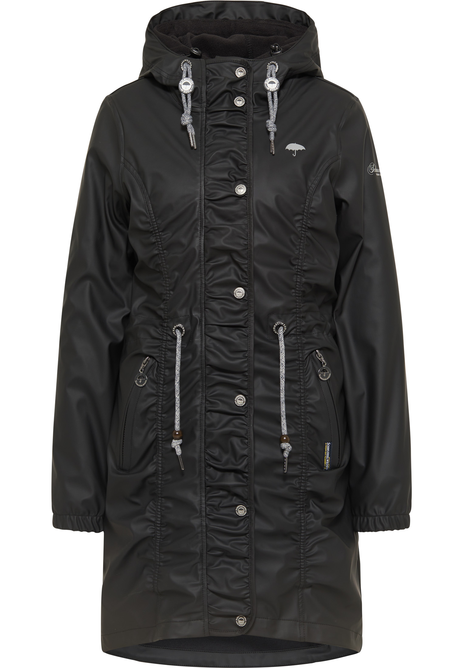 Taglie comode PROMO Schmuddelwedda Cappotto funzionale in Nero Taglie comode PROMO Schmuddelwedda Cappotto funzionale in Nero