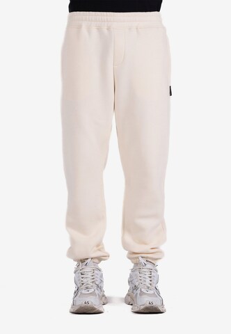 Prohibited Loosefit Broek in Beige: voorkant