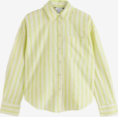 Palaidinė iš Next, spalva – nebalintos drobės spalva / šviesiai žalia, Prekių apžvalga