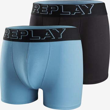 Boxer di REPLAY in blu: frontale