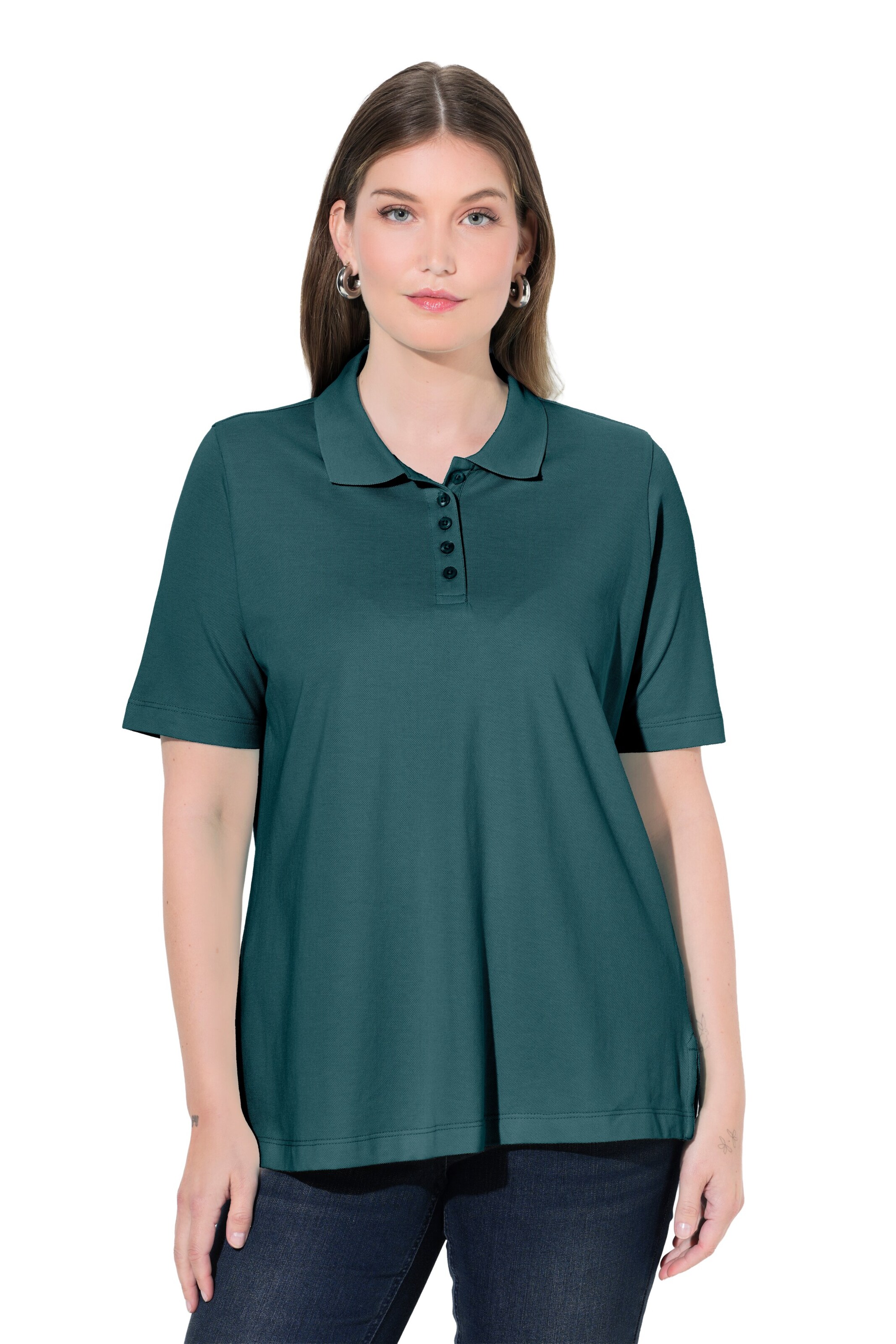 Ulla Popken Shirt in Blau: Vorderseite