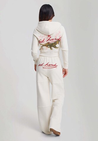 Ed Hardy - Pierna ancha Pantalón en beige
