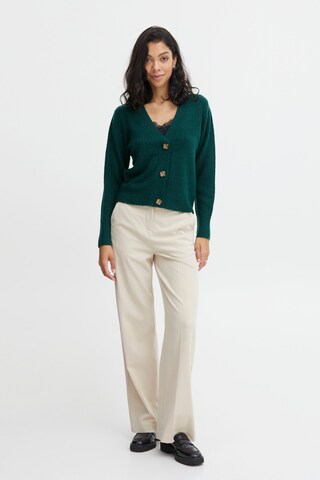 b.young Knit Cardigan 'NORA' in Green
