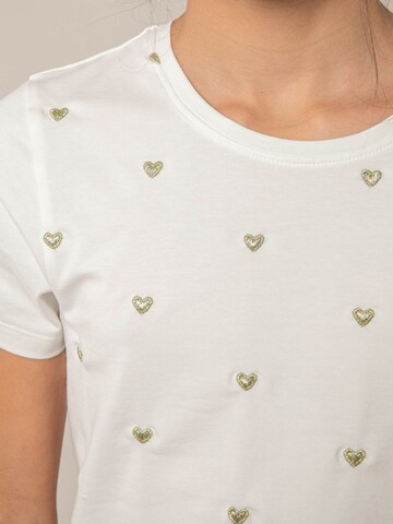 T-Shirt 'Hearty' Deeluxe en blanc