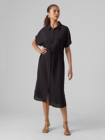 Abito camicia 'IRIS' di Vero Moda Tall in nero: frontale