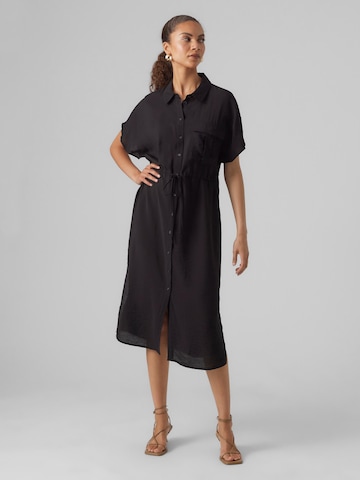 Vero Moda Tall Shirt Dress 'IRIS' in Black: front