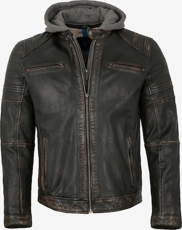 Veste mi-saison 'Zenon-1' Lederjacken24 en noir : devant