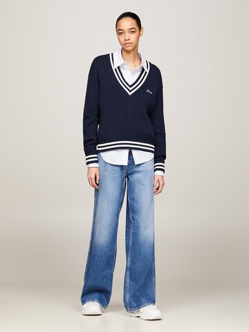 Pull-over Tommy Jeans en bleu