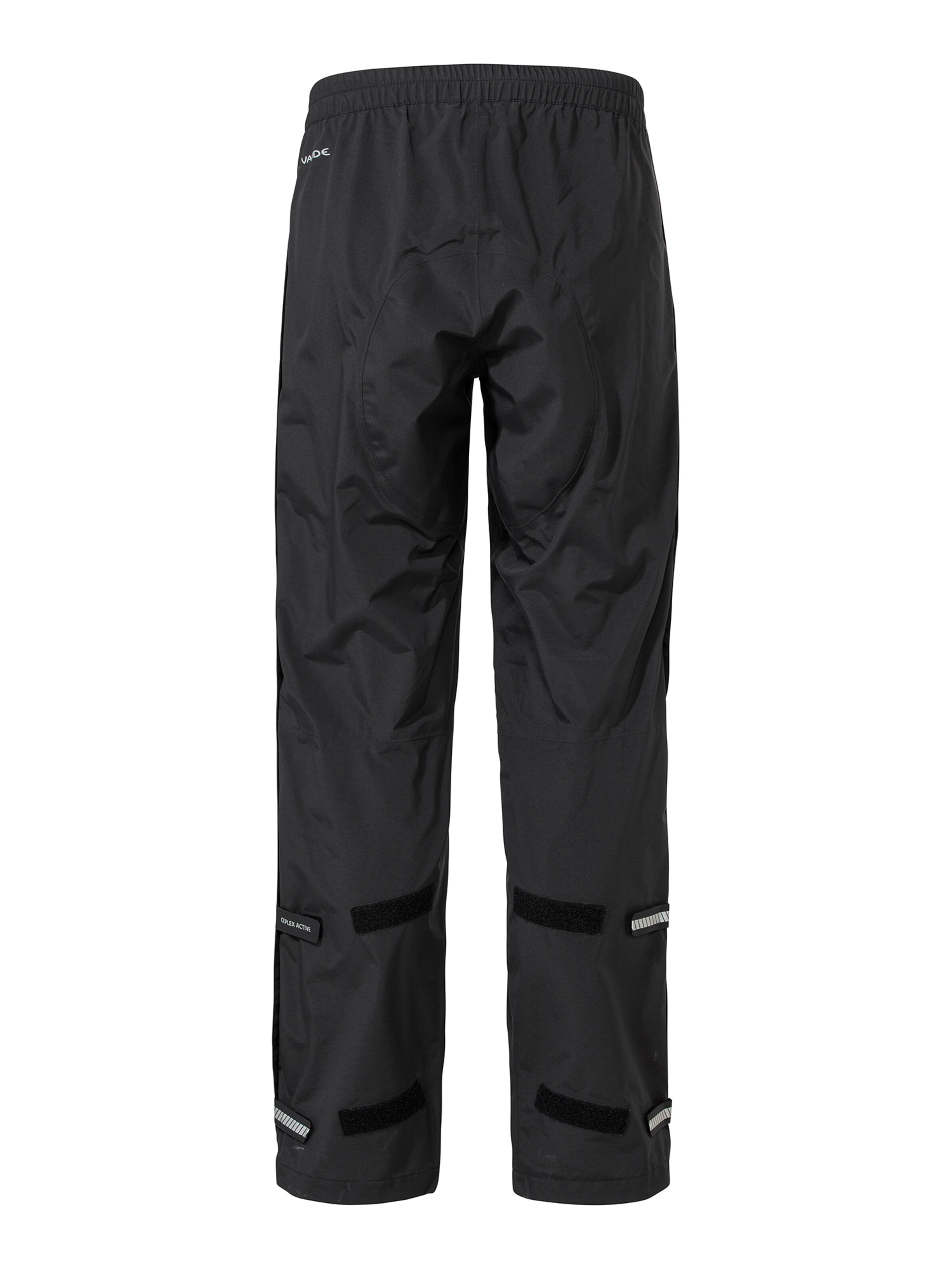 VAUDE Regular Outdoor trousers 'M Yaras Rain Zip P IV' in Black