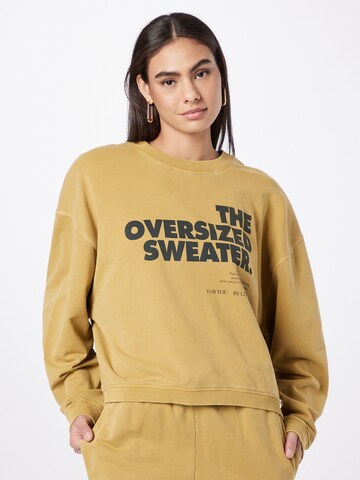 Liv Bergen - Sudadera 'Rosina' en amarillo: frente