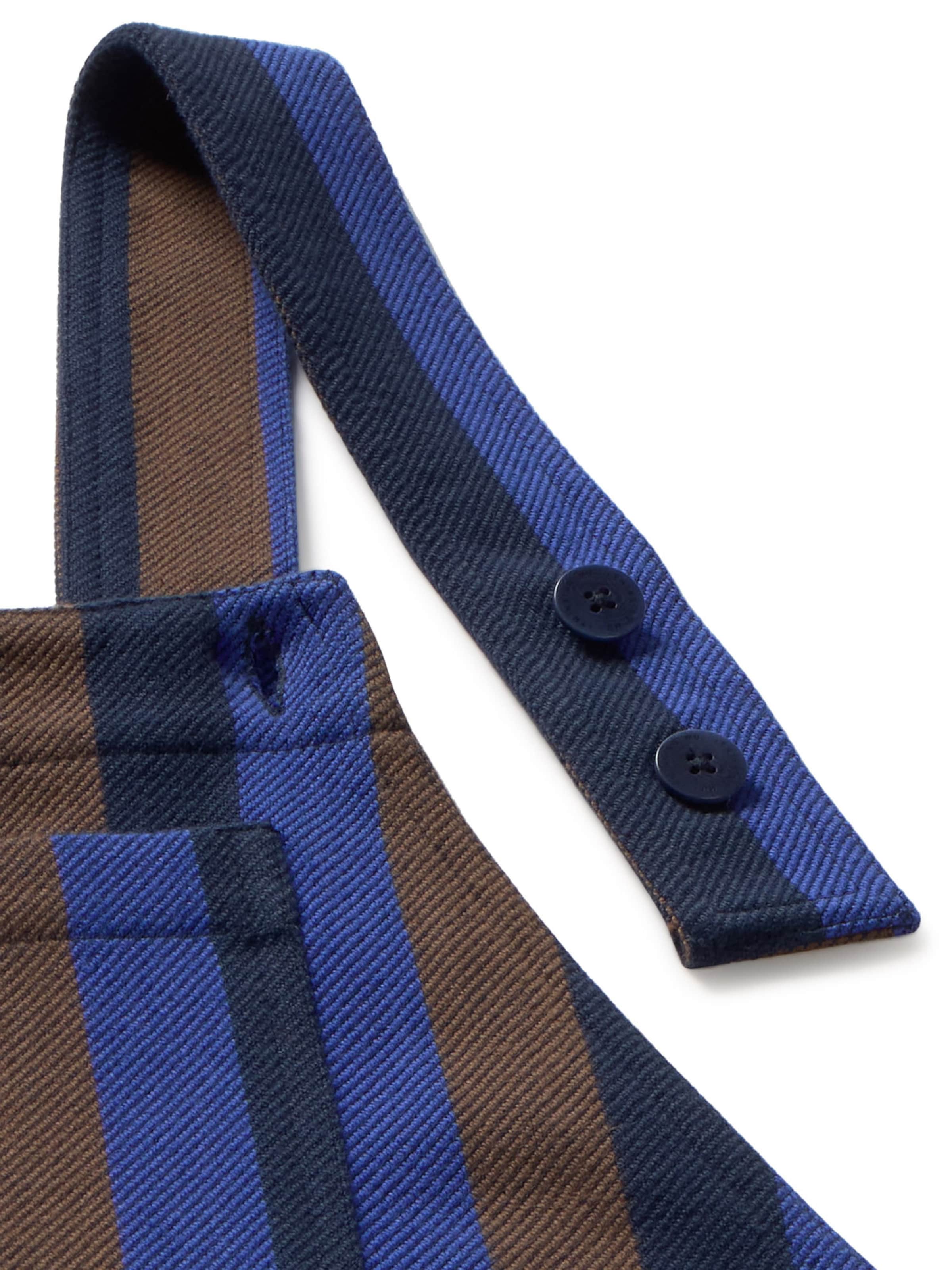 Thinking MU Ohlapna forma Hlače z naramnicami 'Luz' | modra barva