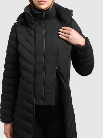 khujo Wintermantel 'Brigett' in Zwart