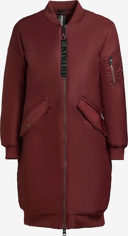 Manteau mi-saison 'LULU' khujo en rouge : devant