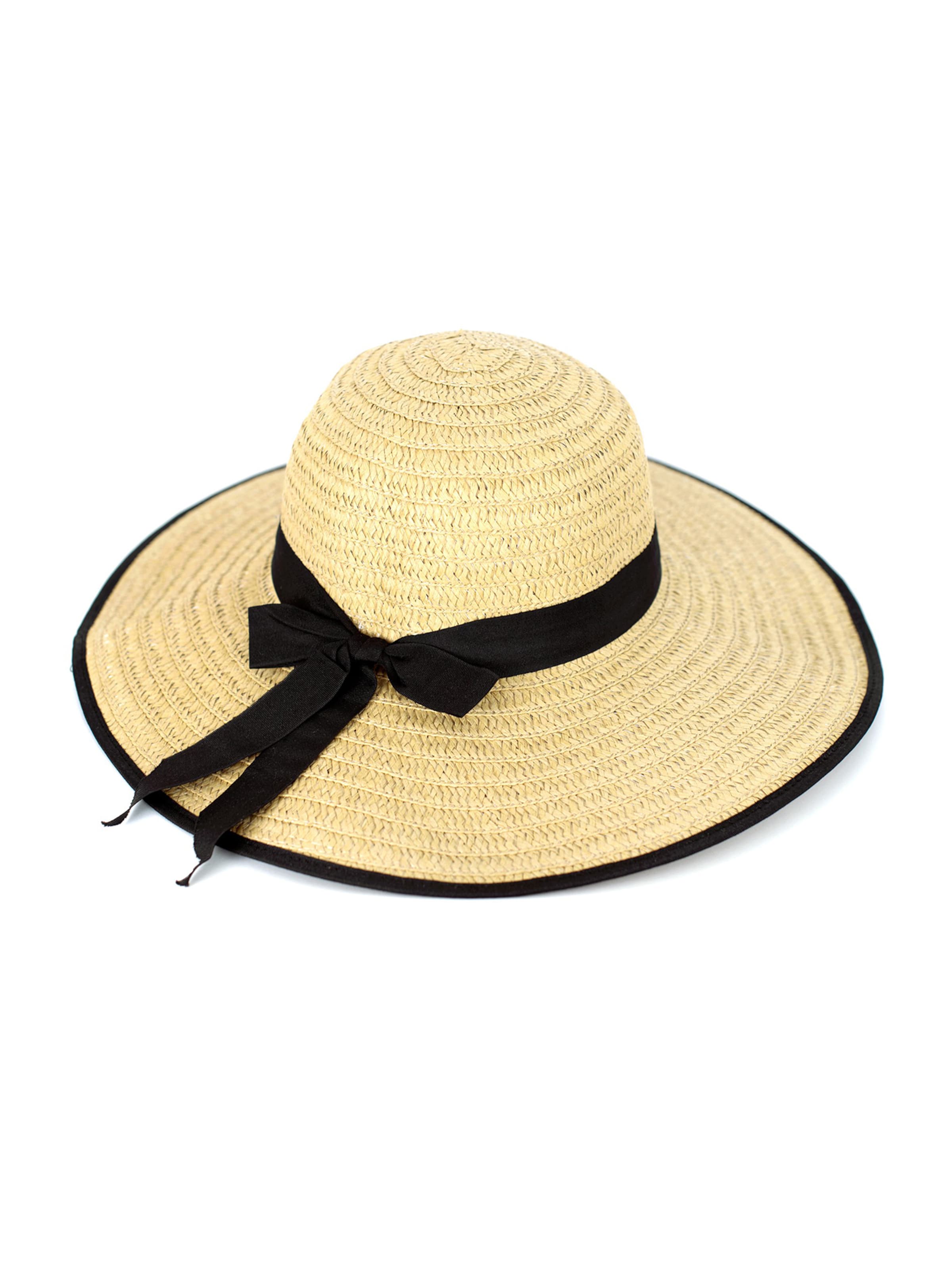 Pălărie HotSquash pe bej deschis / negru, Vizualizare produs