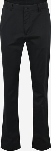 Calvin Klein Big & Tall Slimfit Chino in Zwart: voorkant