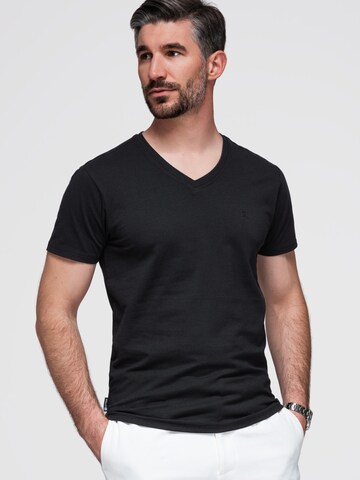 Maglietta di Ombre in nero: frontale