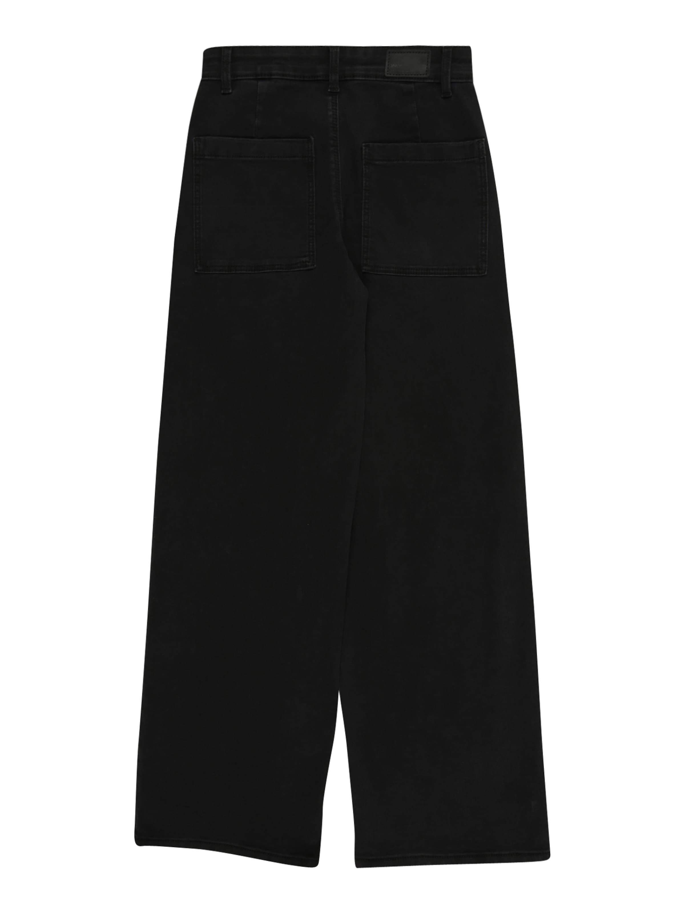 ONLY GIRLS Wide Leg Farkut 'KOGSYLVIE' värissä musta