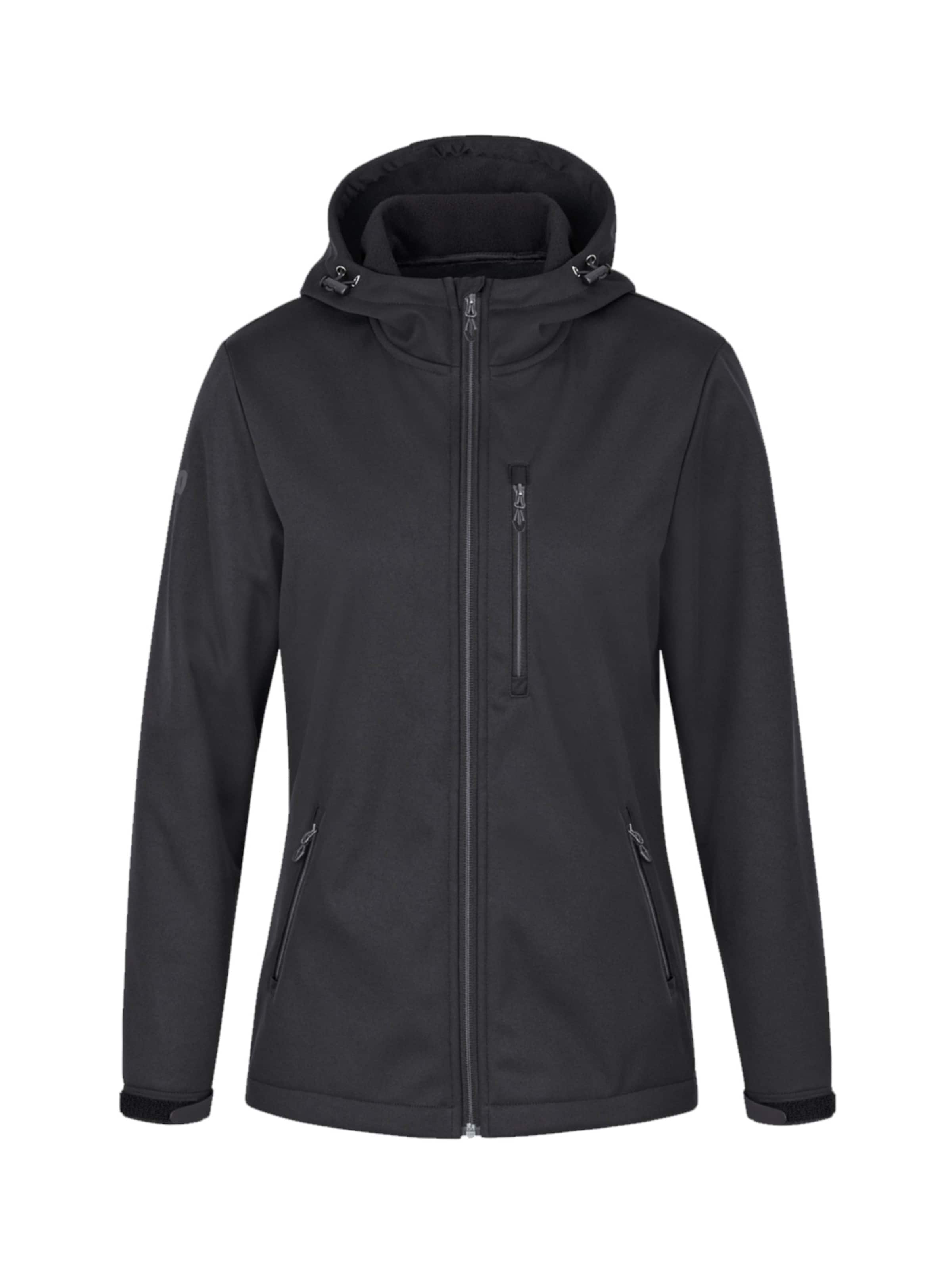 JAKO Sportjacke in Schwarz: Vorderseite