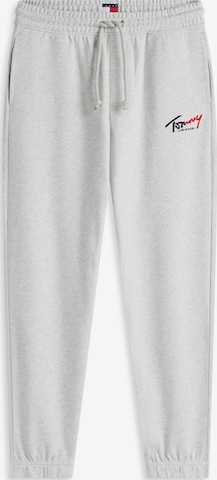 Tommy Jeans Tapered Housut värissä harmaa: etupuoli