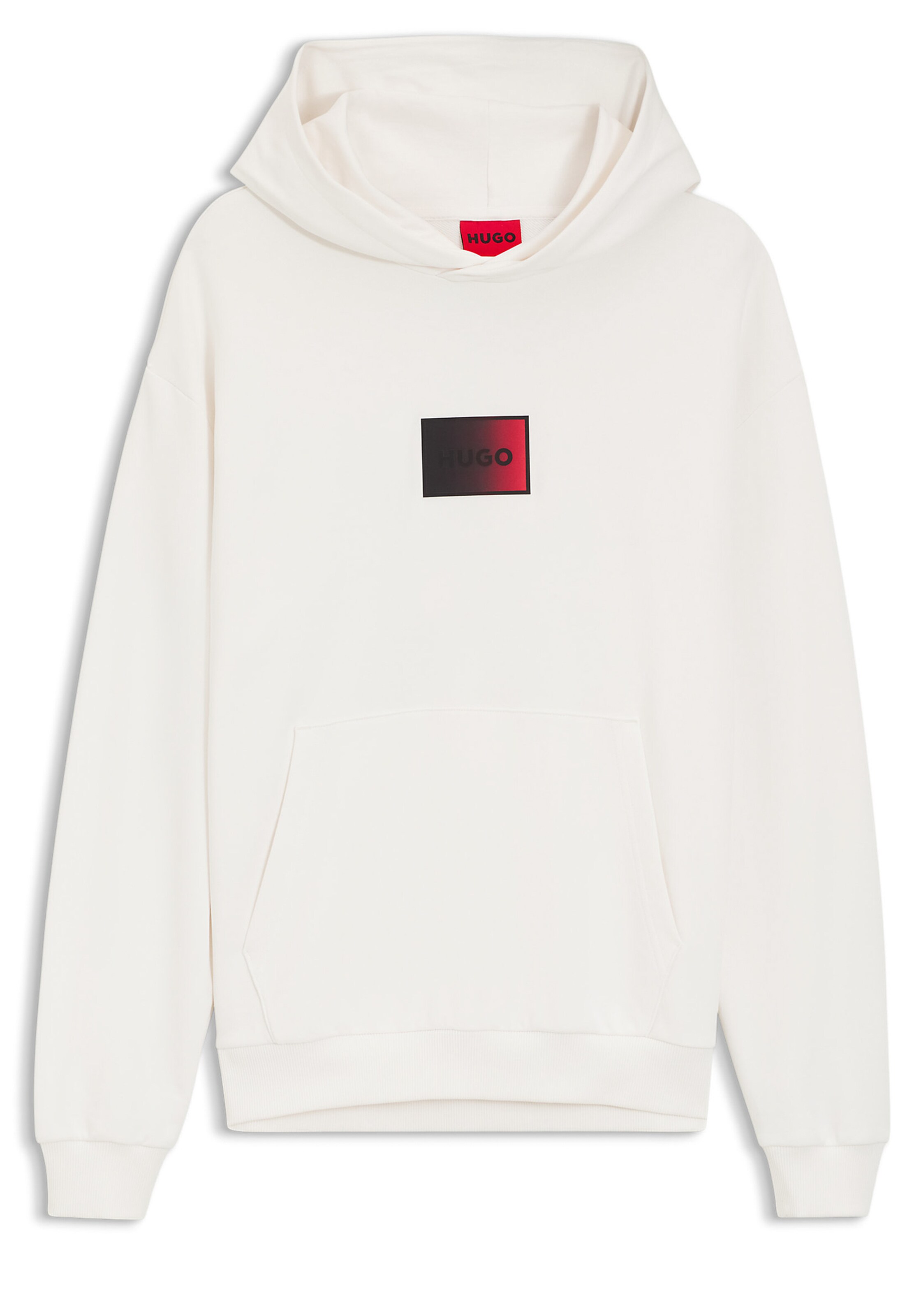 HUGO Sweatshirt 'Danohood' in White: front