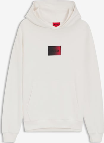 HUGO Sweatshirt 'Danohood' in Weiß: Vorderseite