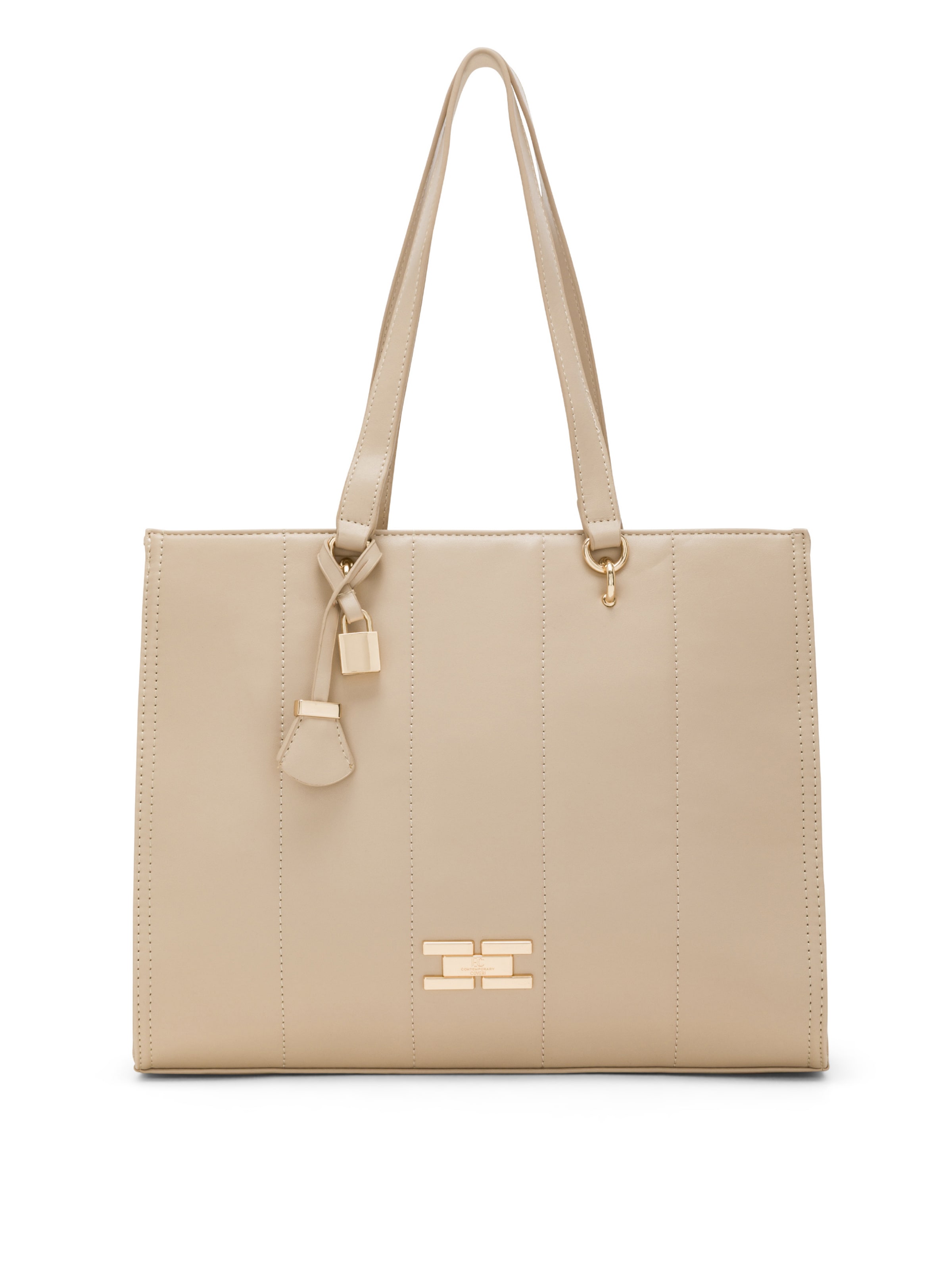 Enrico Coveri Handtas 'Rival 1' in Beige: voorkant